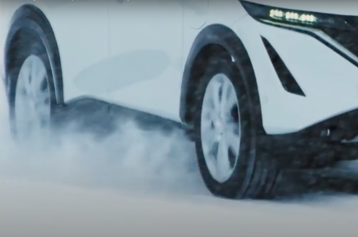 Nissan Ariya teaser side