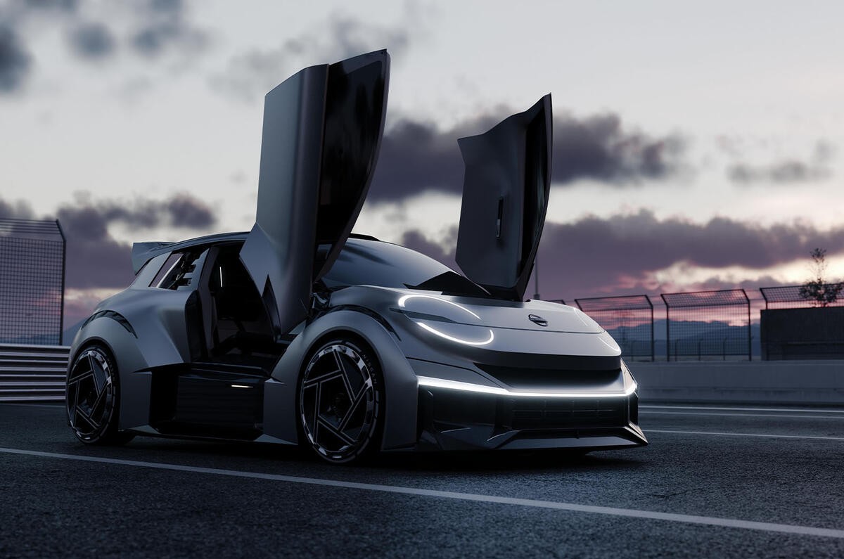 Nissan concept doors open