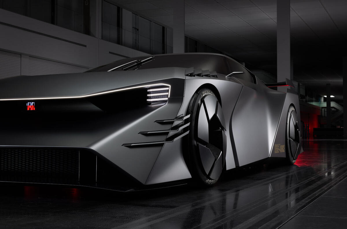 Nissan Hyper Force concept CGI rendering   headlight Nissan Hyper Force concept CGI rendering   headlight