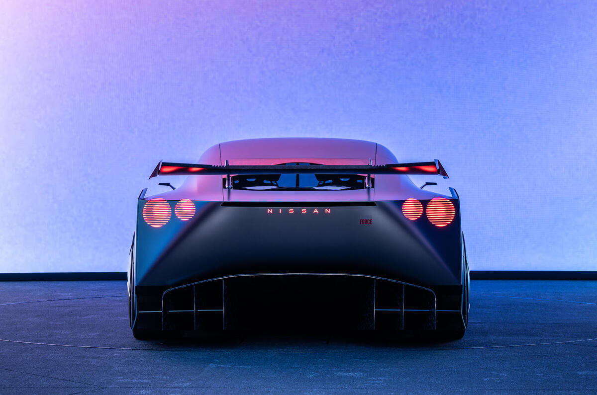 Nissan Hyper Force concept CGI rendering   rear Nissan Hyper Force concept CGI rendering   rear