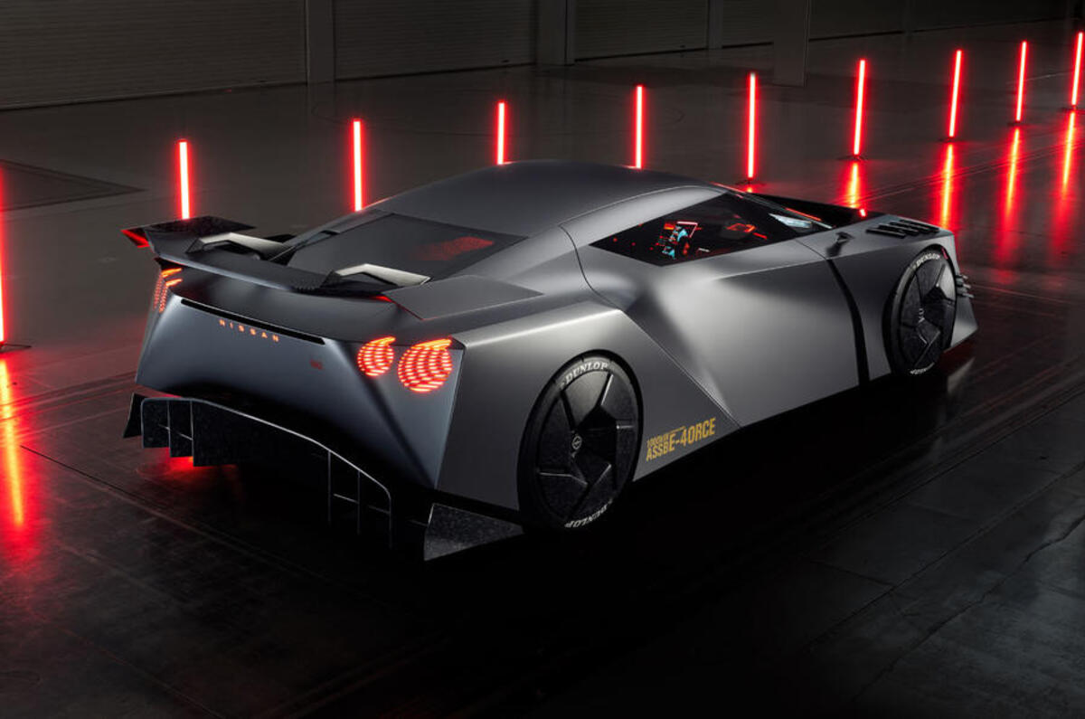 nissan hyper force concept cgi rendering   rear corner nissan hyper force concept cgi rendering   rear corner