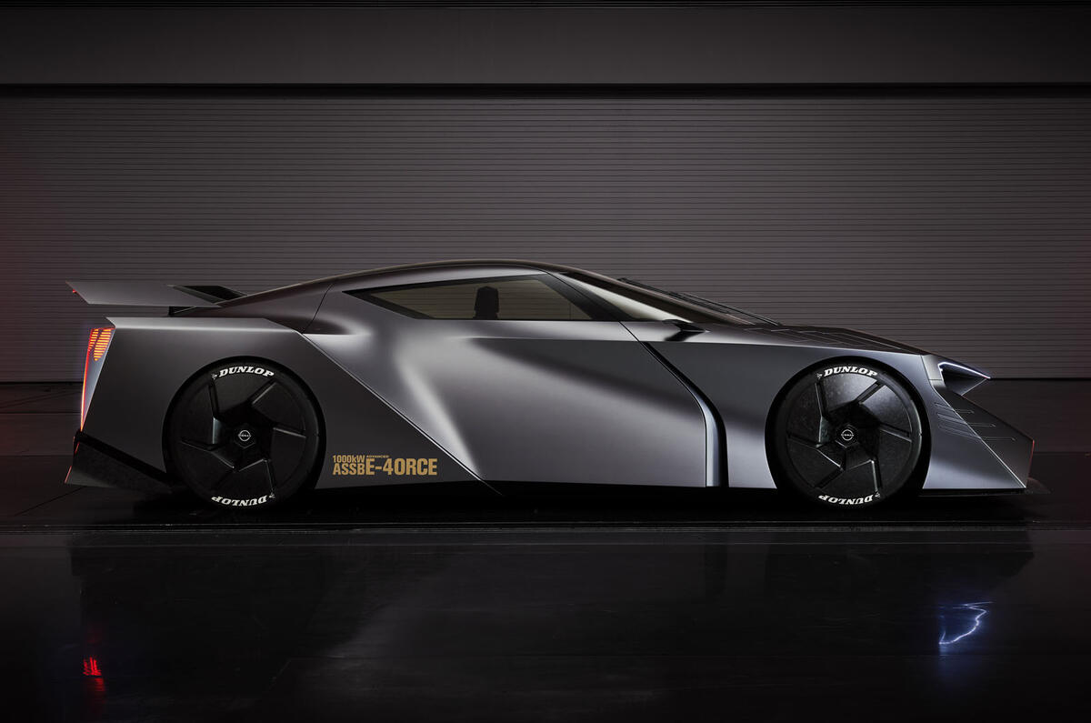 Nissan Hyper Force concept CGI rendering   side Nissan Hyper Force concept CGI rendering   side