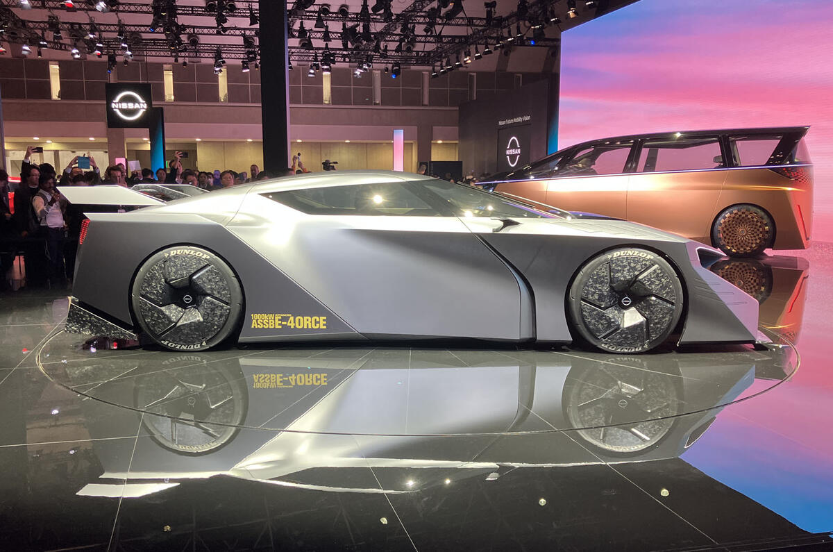 Nissan Hyper Force concept on display at the Tokyo motor show 86 Nissan Hyper Force concept on display at the Tokyo motor show 86