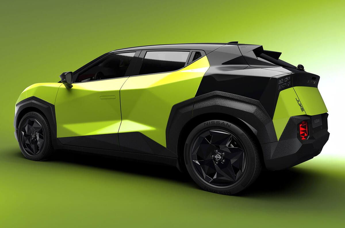 Nissan Juke EV rear 3 4