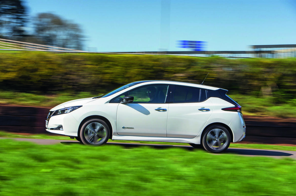 Nissan Leaf driving - side