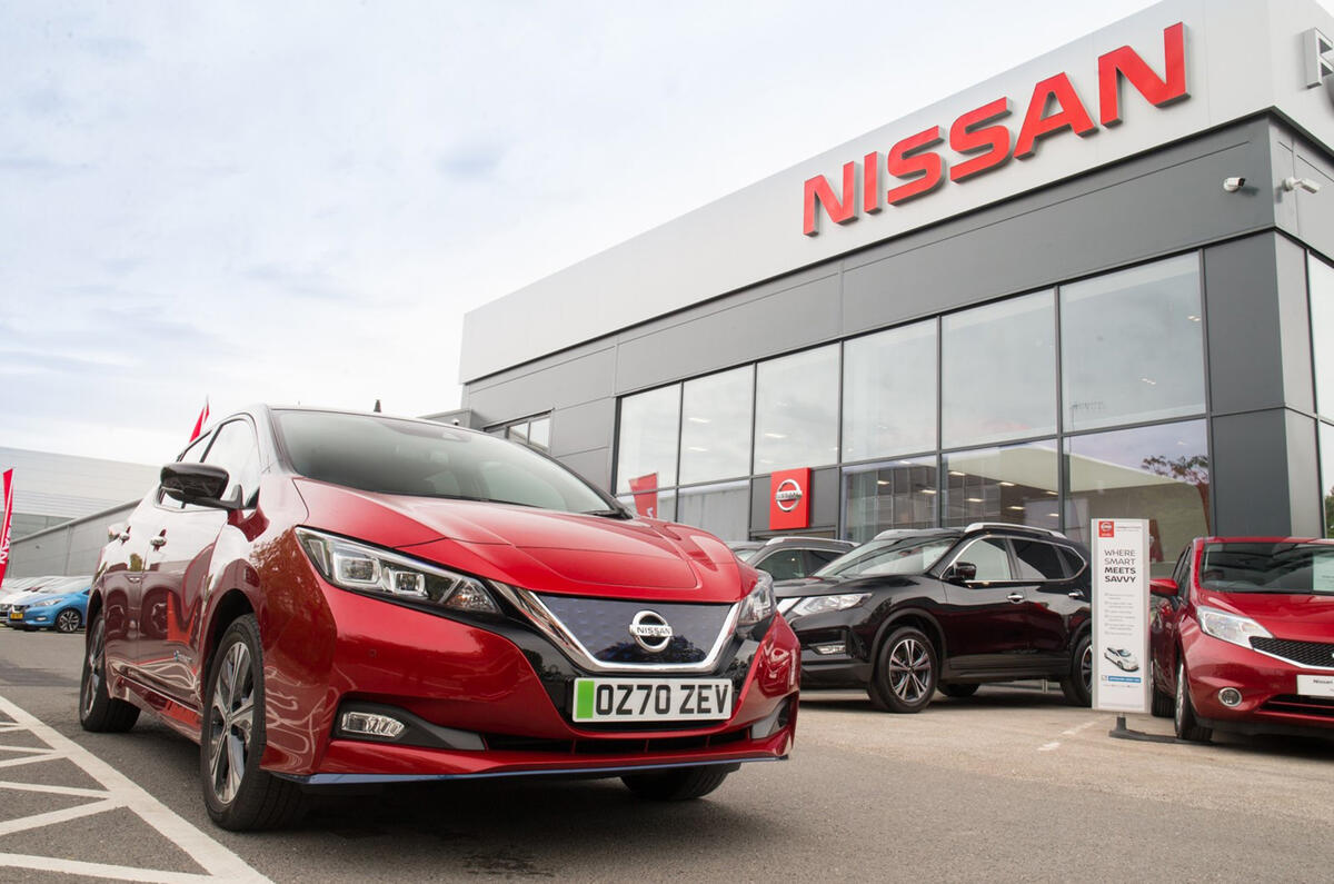 Nissan Leaf built in UK