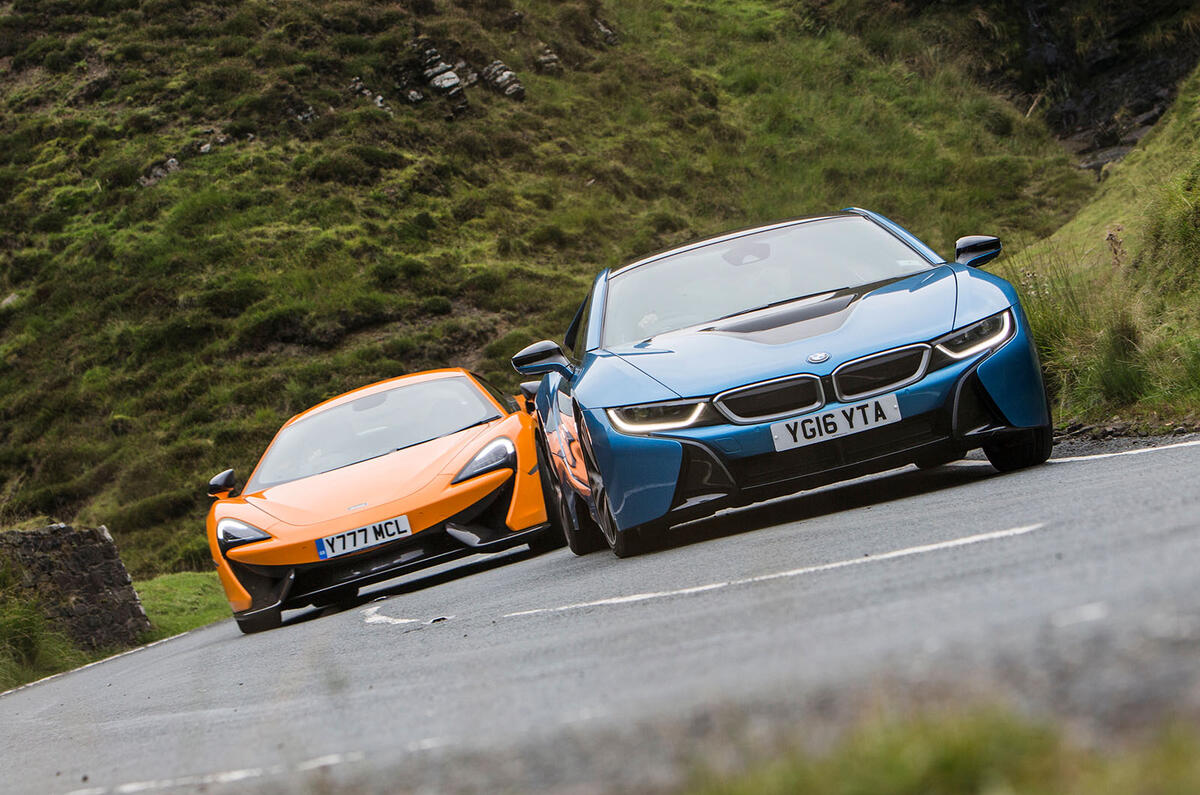 Honda NSX vs BMW i8 vs McLaren 570S: supercars compared