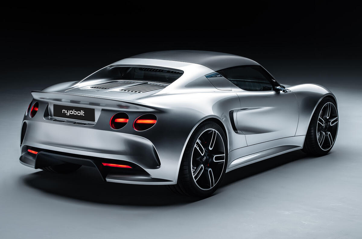 Nyobolt electric concept rear three quarter Nyobolt electric concept rear three quarter