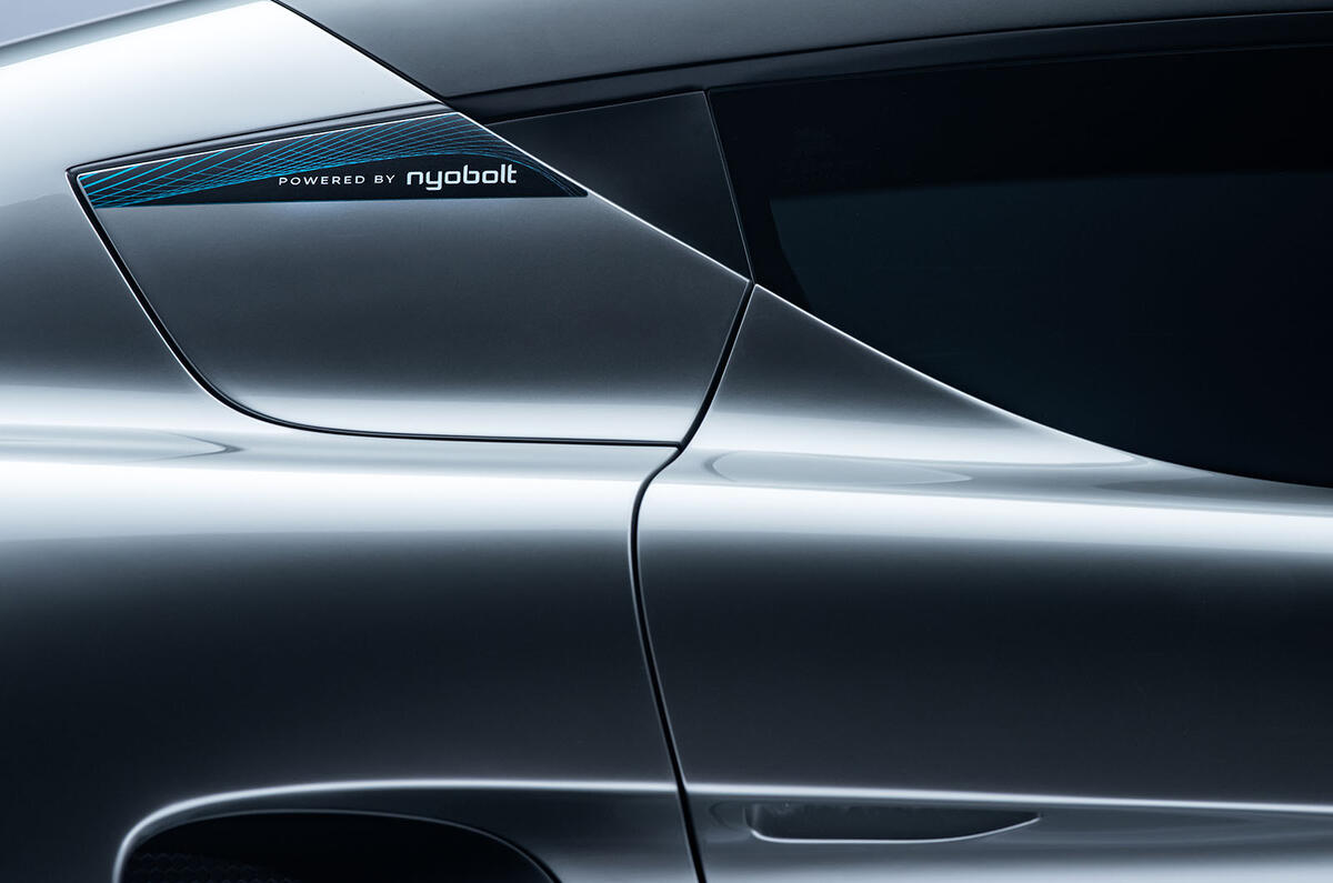 Nyobolt electric concept side panel Nyobolt electric concept side panel