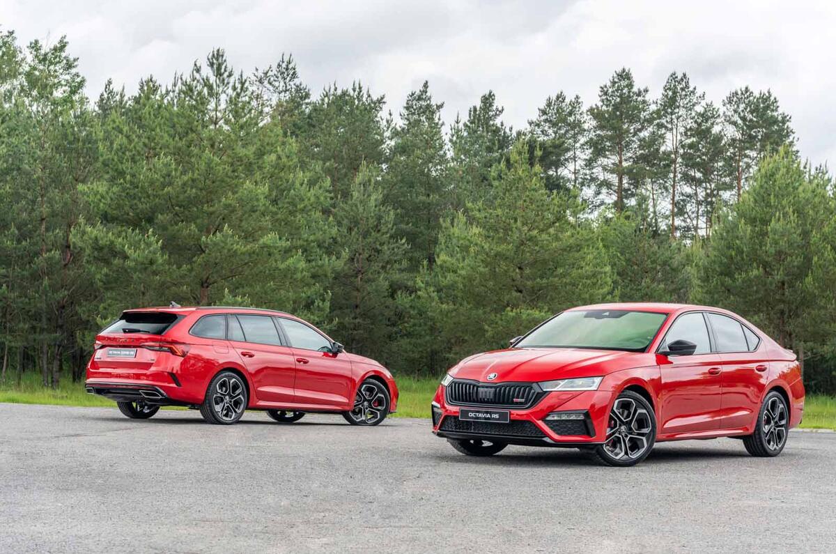 Skoda Octavia vRS hatch and estate Skoda Octavia vRS hatch and estate