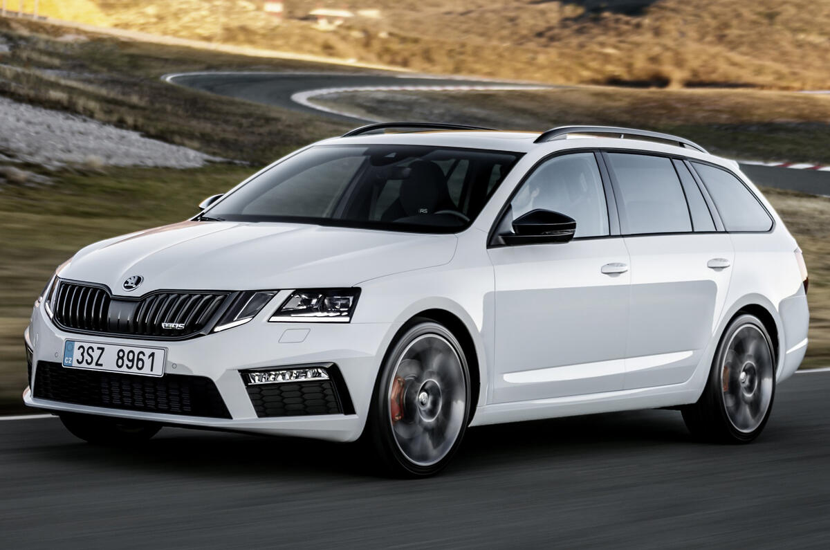 Facelifted Skoda Octavia vRS