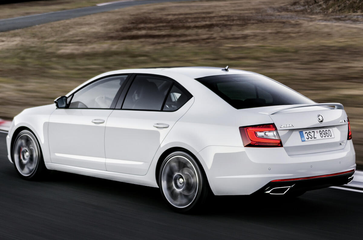 Facelifted Skoda Octavia vRS