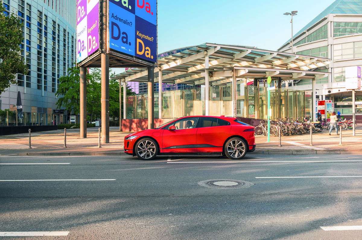 Driving the Jaguar I-Pace to the Frankfurt motor show