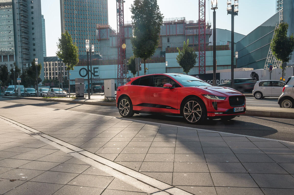Driving the Jaguar I-Pace to the Frankfurt motor show