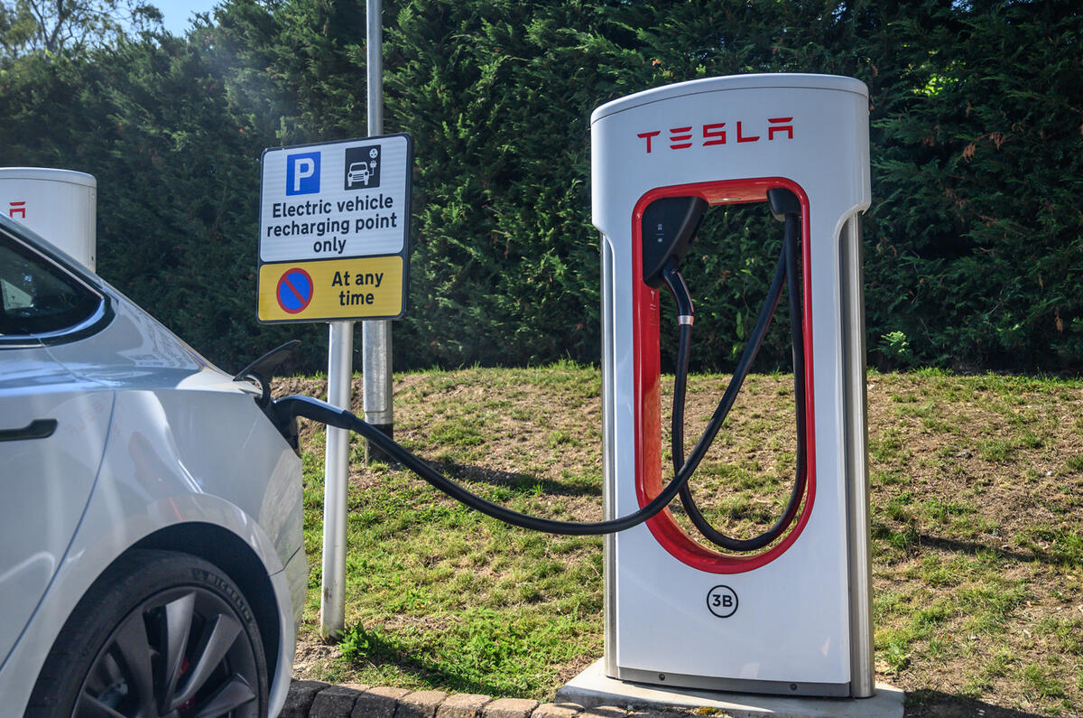 Tesla Model 3 charging Tesla Model 3 charging