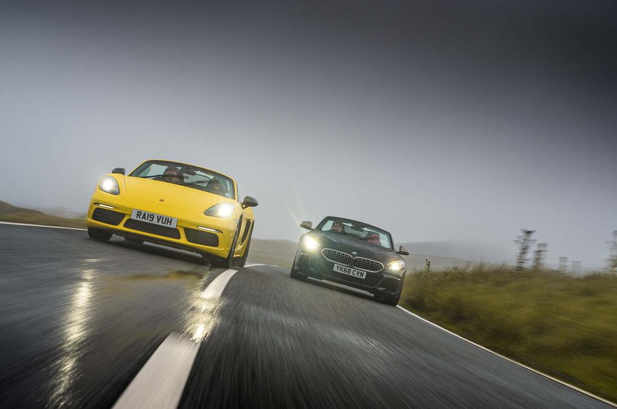 BMW Z4 vs Porsche Boxster and Audi TT