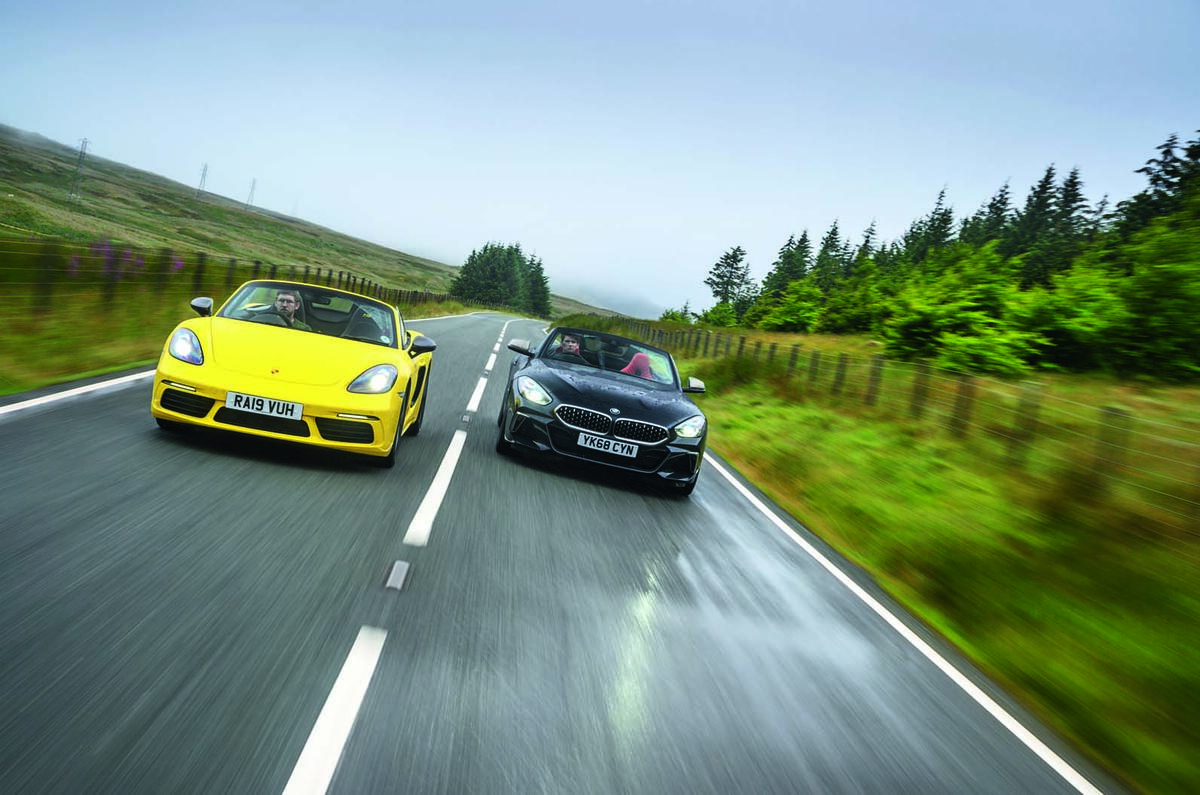 BMW Z4 vs Porsche Boxster and Audi TT