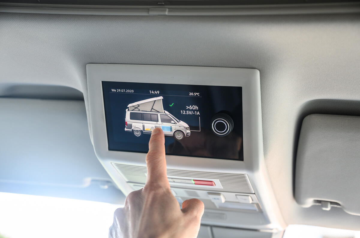 2020 Volkswagen California - control panel 2020 Volkswagen California - control panel