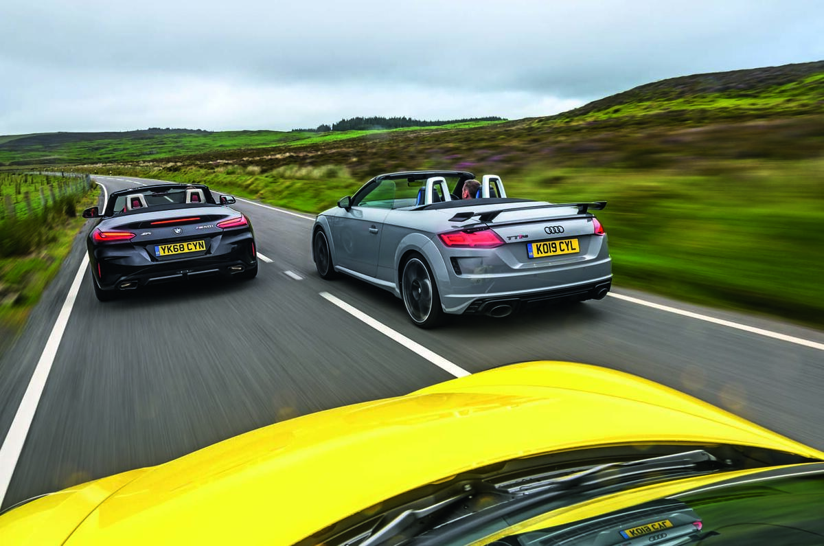 BMW Z4 vs Porsche Boxster and Audi TT