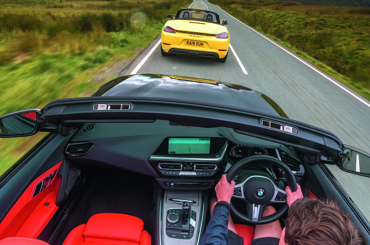 BMW Z4 vs Porsche Boxster and Audi TT