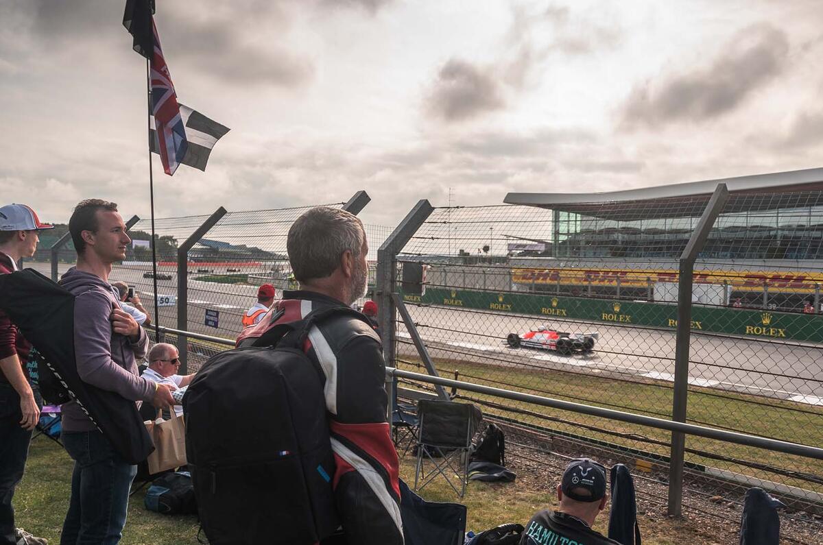 Formula 1 racers at Silverstone