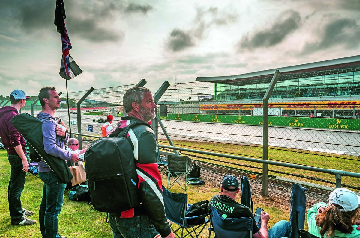 Formula 1 racers at Silverstone