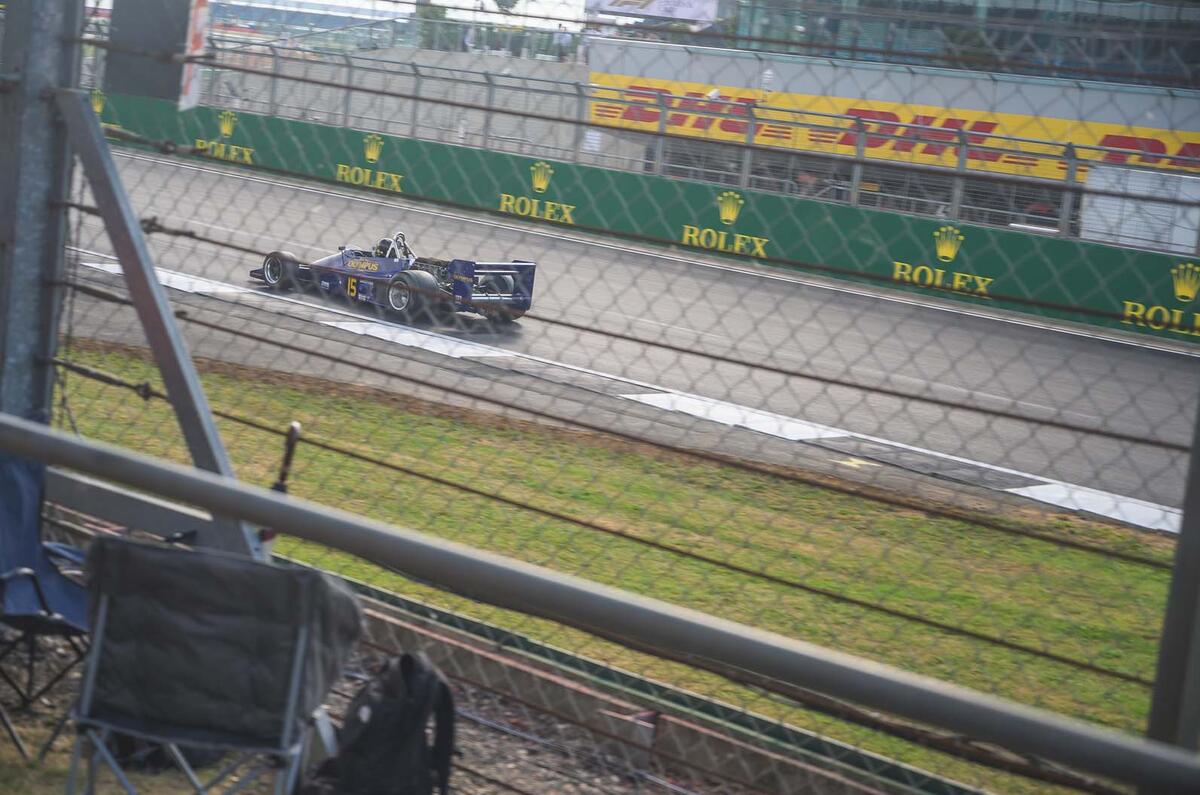 Formula 1 racers at Silverstone