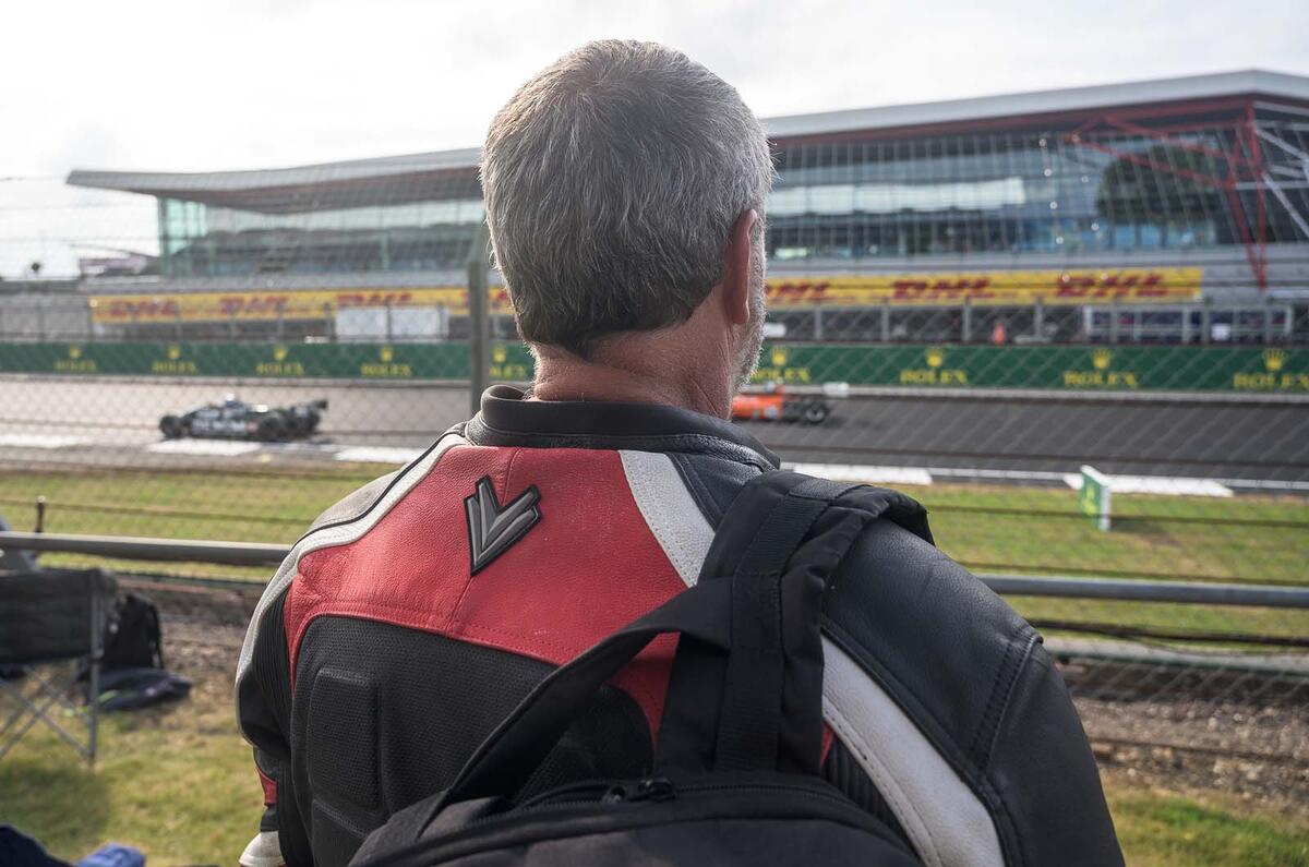 Formula 1 racers at Silverstone