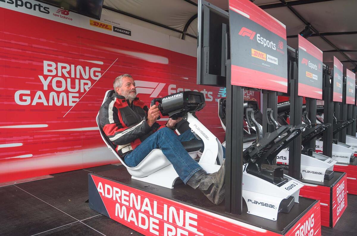 Race simulators at Silverstone