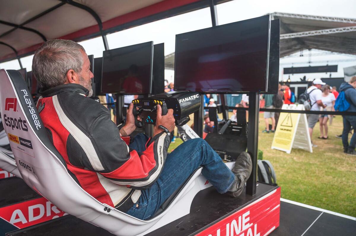 Race simulators at Silverstone