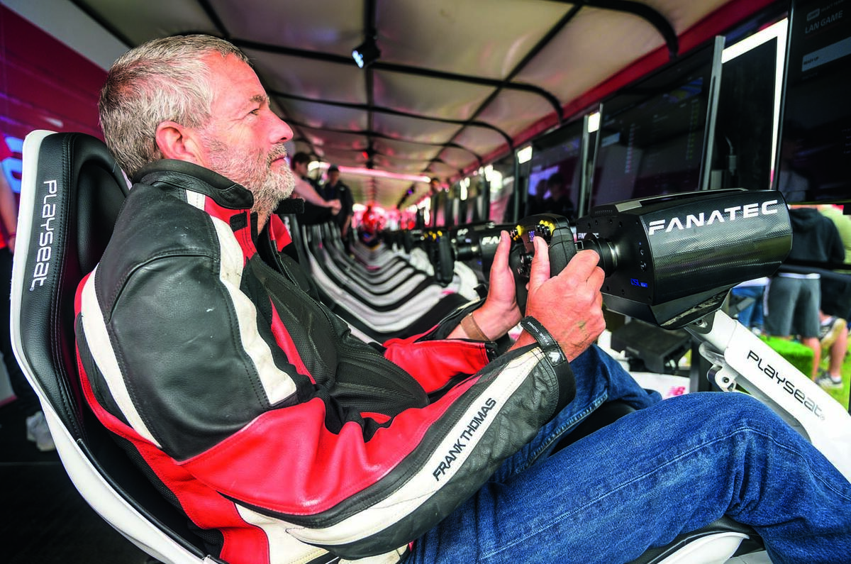 Race simulators at Silverstone
