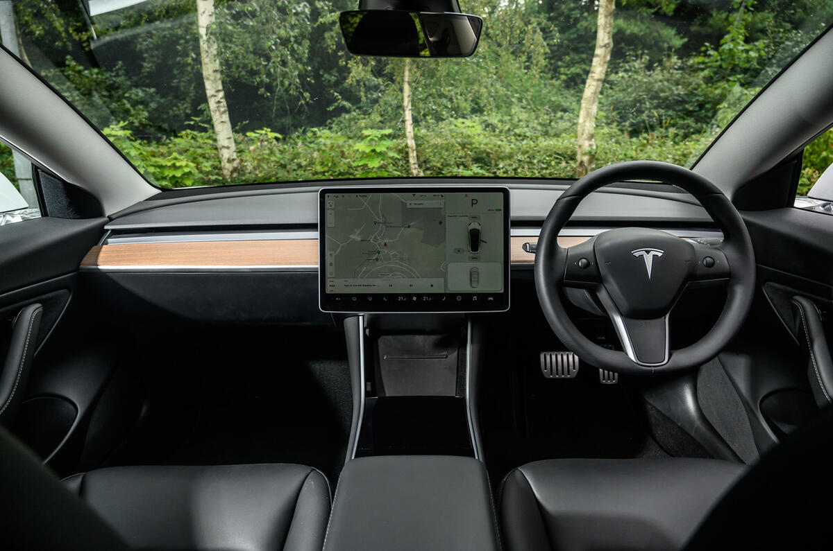 Tesla Model 3 cabin Tesla Model 3 cabin