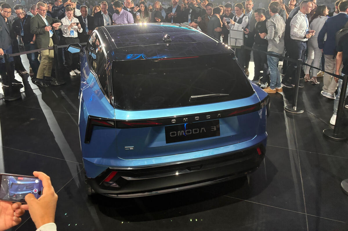 Omoda 3 rear Omoda 3 rear