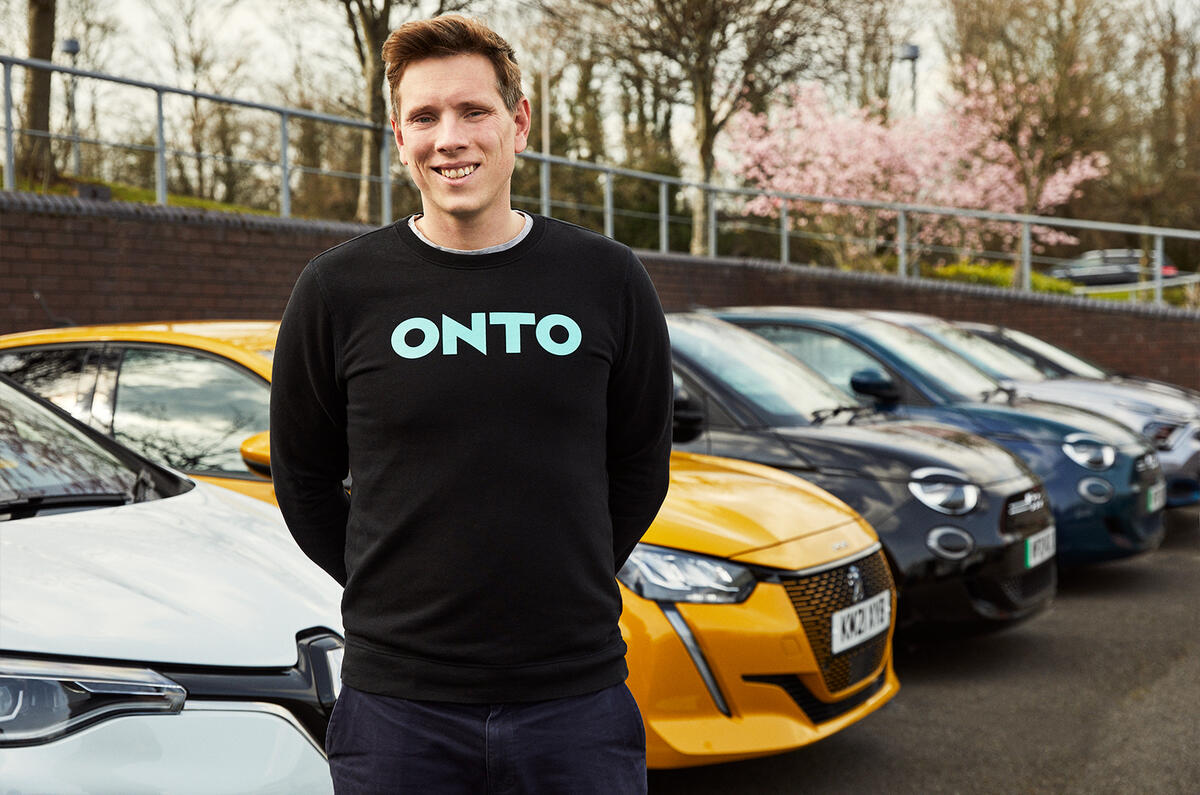 Onto Rob Jolly with electric car fleet Onto Rob Jolly with electric car fleet