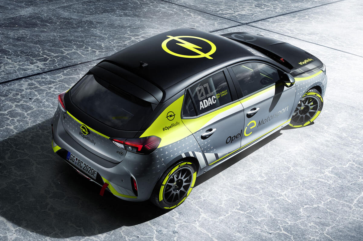 Opel Corsa-e Rally - roof