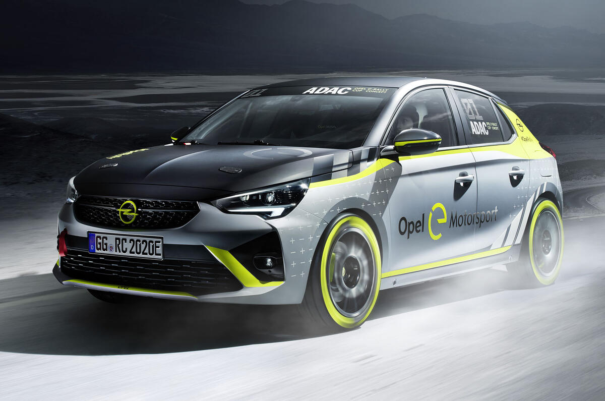 Opel Corsa-e Rally - front