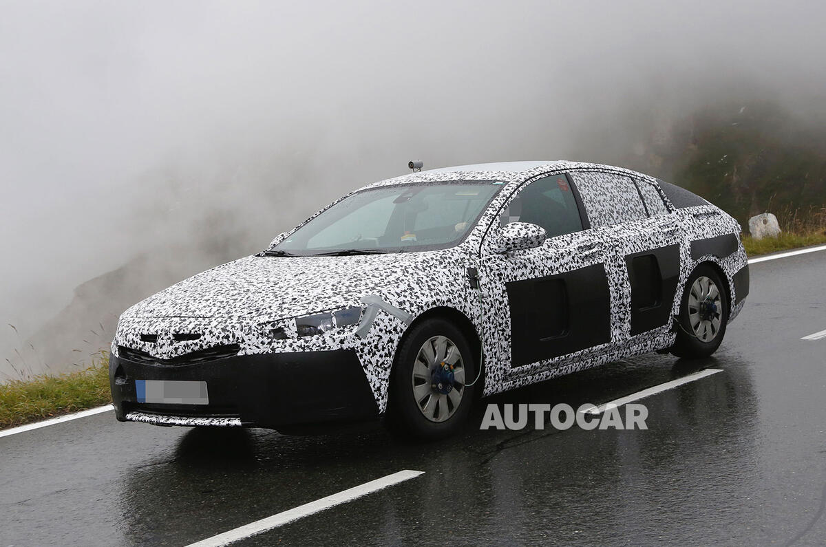 Vauxhall Insignia spy shots