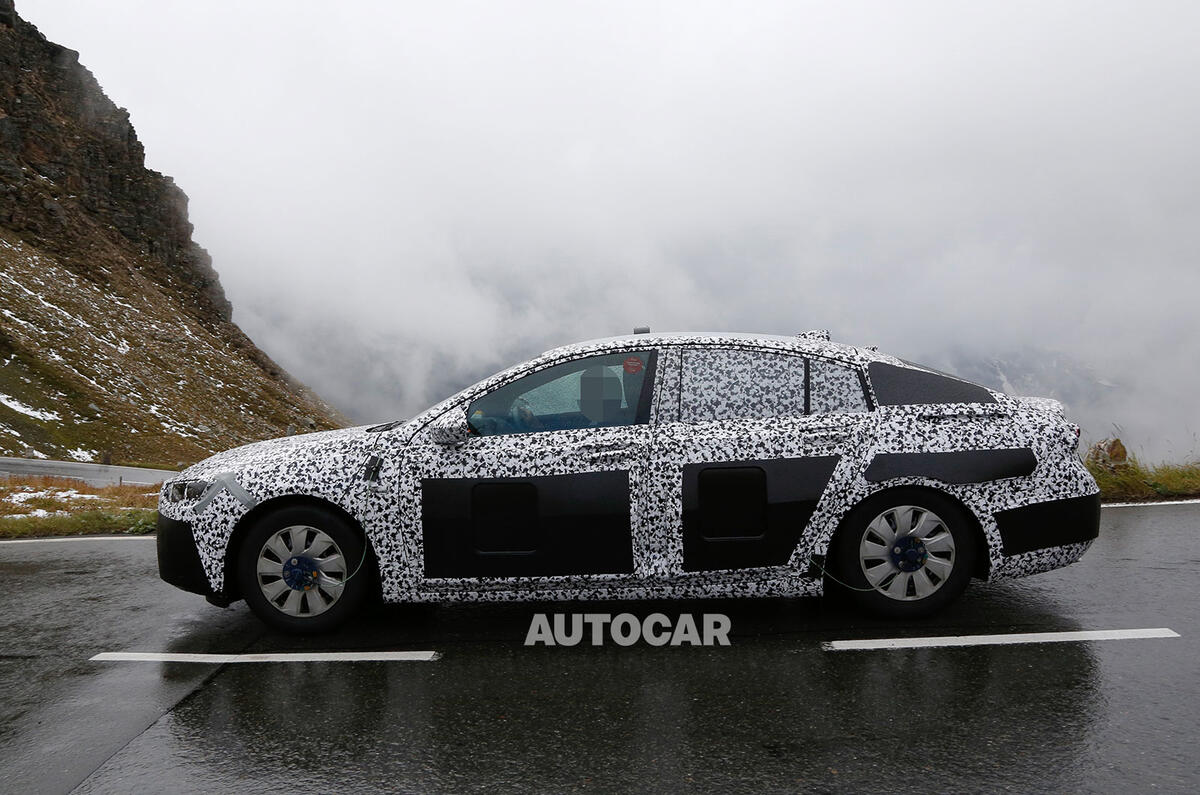 Vauxhall Insignia spy shots