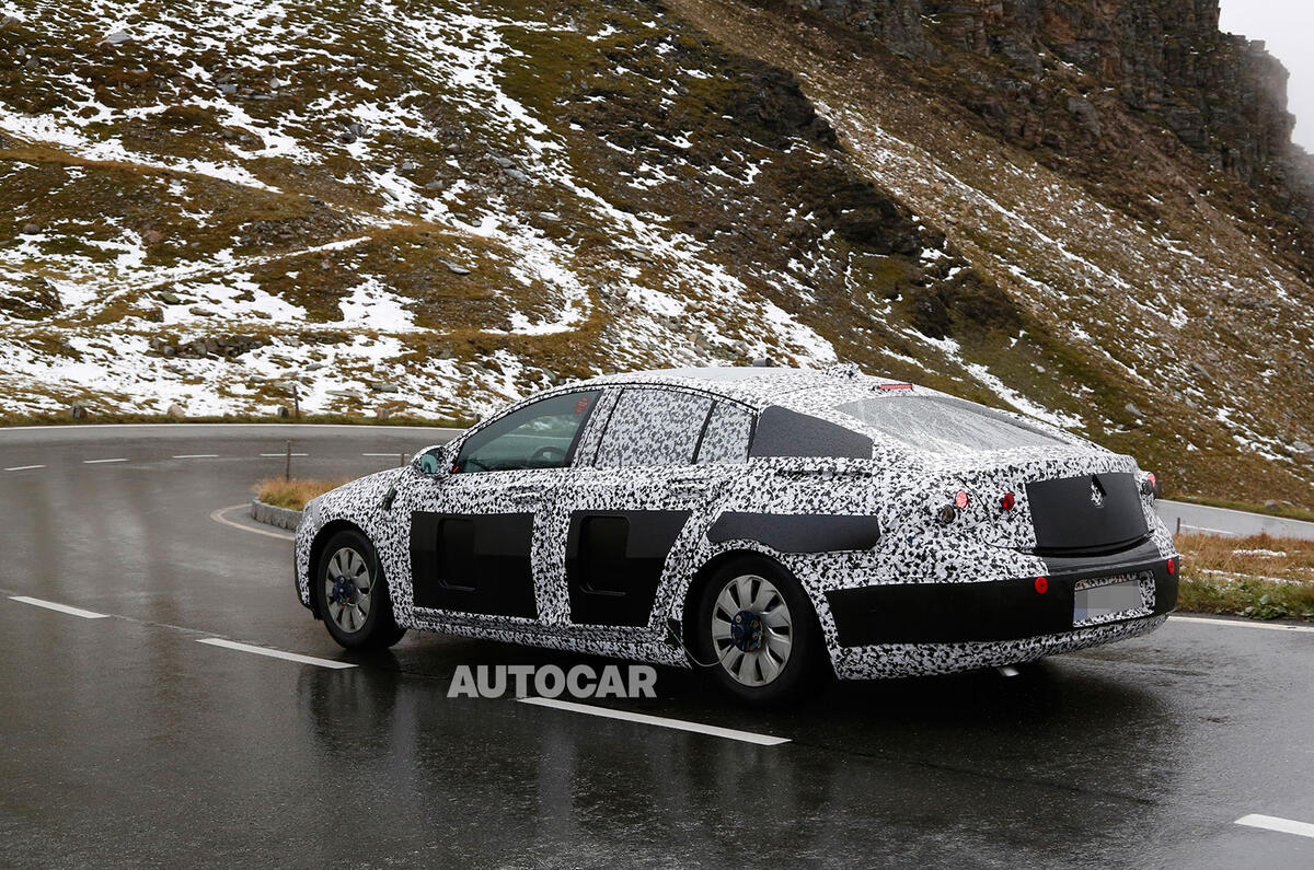 Vauxhall Insignia spy shots