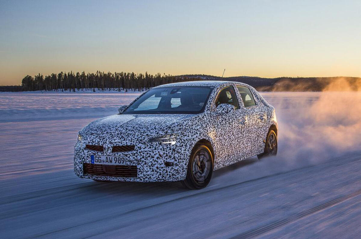 2020 Vauxhall Corsa spy shots