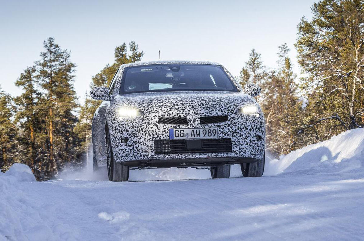 2020 Vauxhall Corsa spy shots