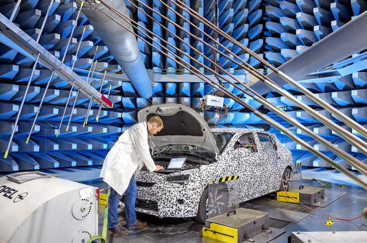 2020 Vauxhall Corsa spy shots