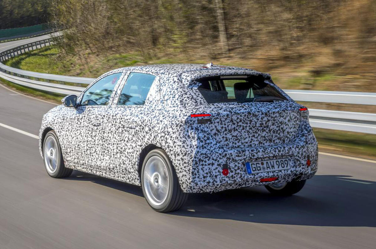 2020 Vauxhall Corsa spy shots