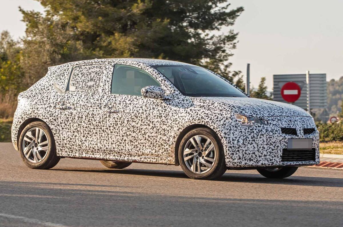 2020 Vauxhall Corsa spy shots