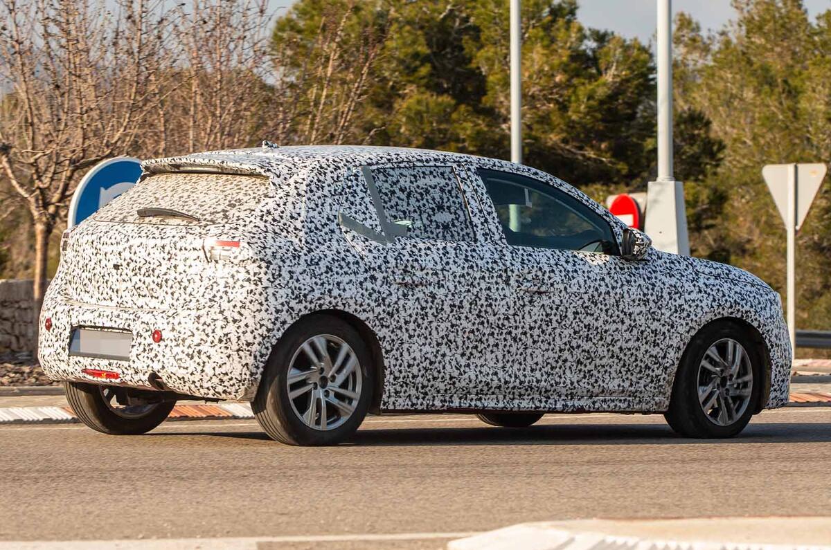 2020 Vauxhall Corsa spy shots