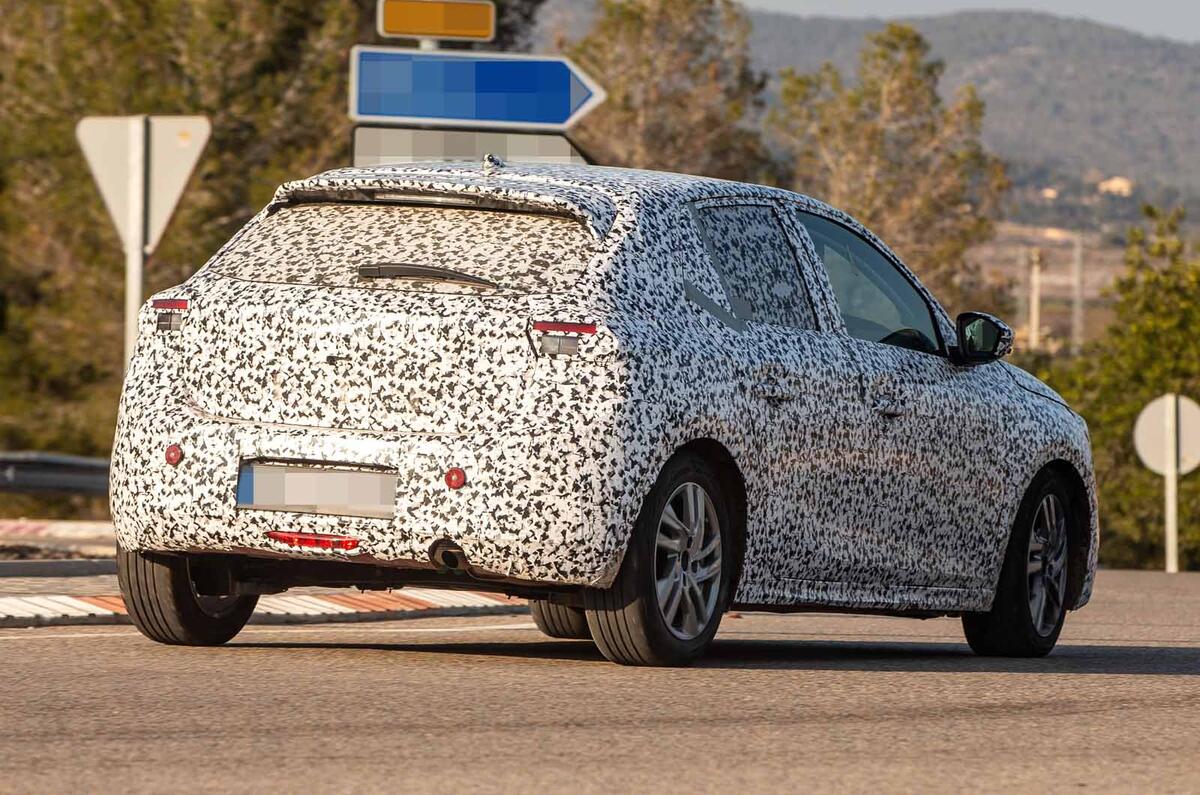 2020 Vauxhall Corsa spy shots