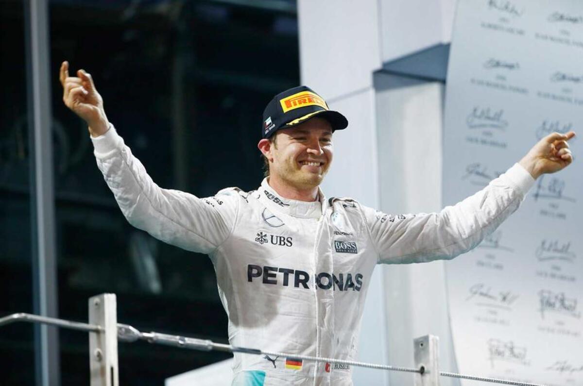 Nico Rosberg resigns from Formula 1