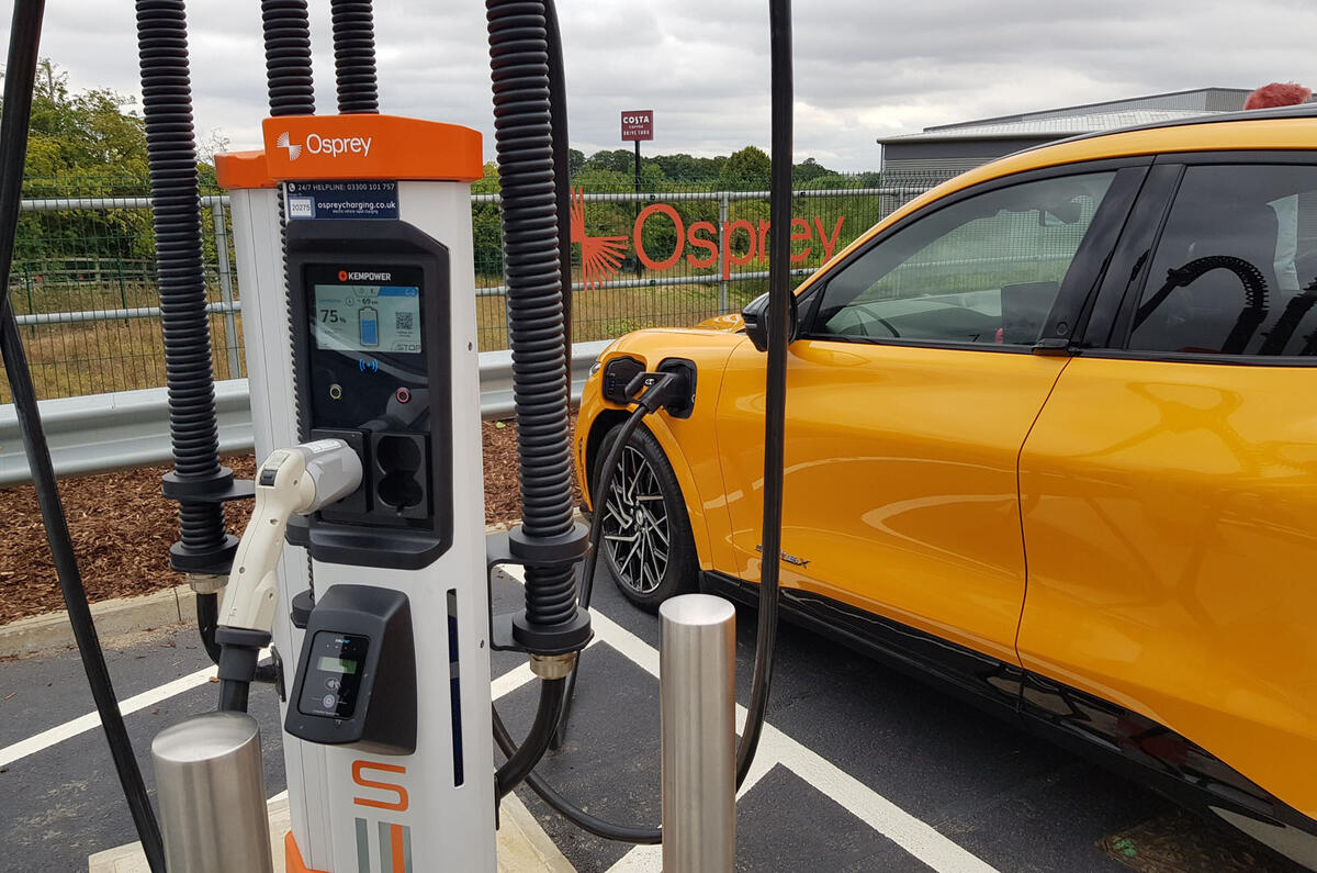 Osprey accesible EV charging hub Ford