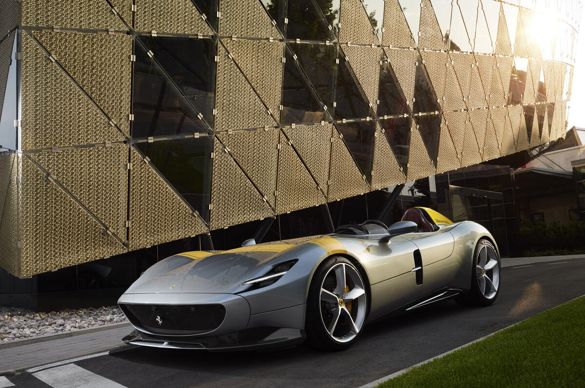 Monza SP1 at Ferrari's new design centre