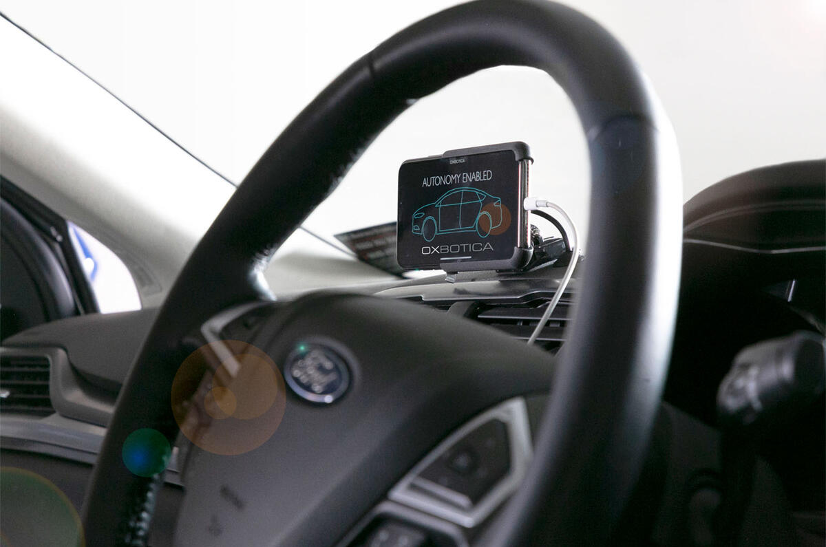 Oxbotica autonomous driving concept